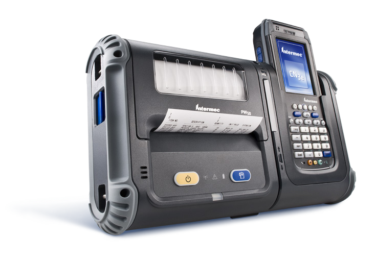 Мобильный термопринтер Honeywell PW50 с терминалом.