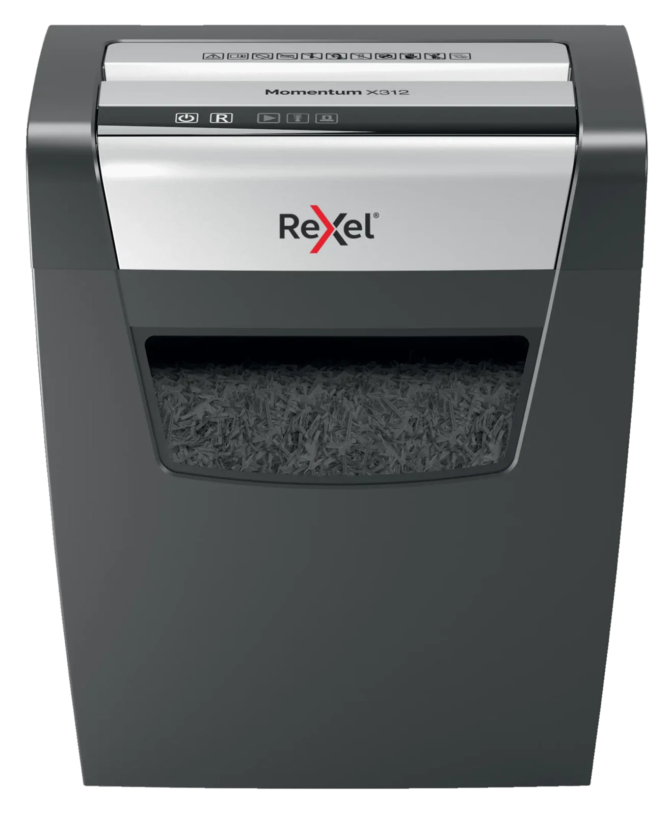 Уничтожитель бумаг Rexel Momentum X312 — внешний вид корпуса