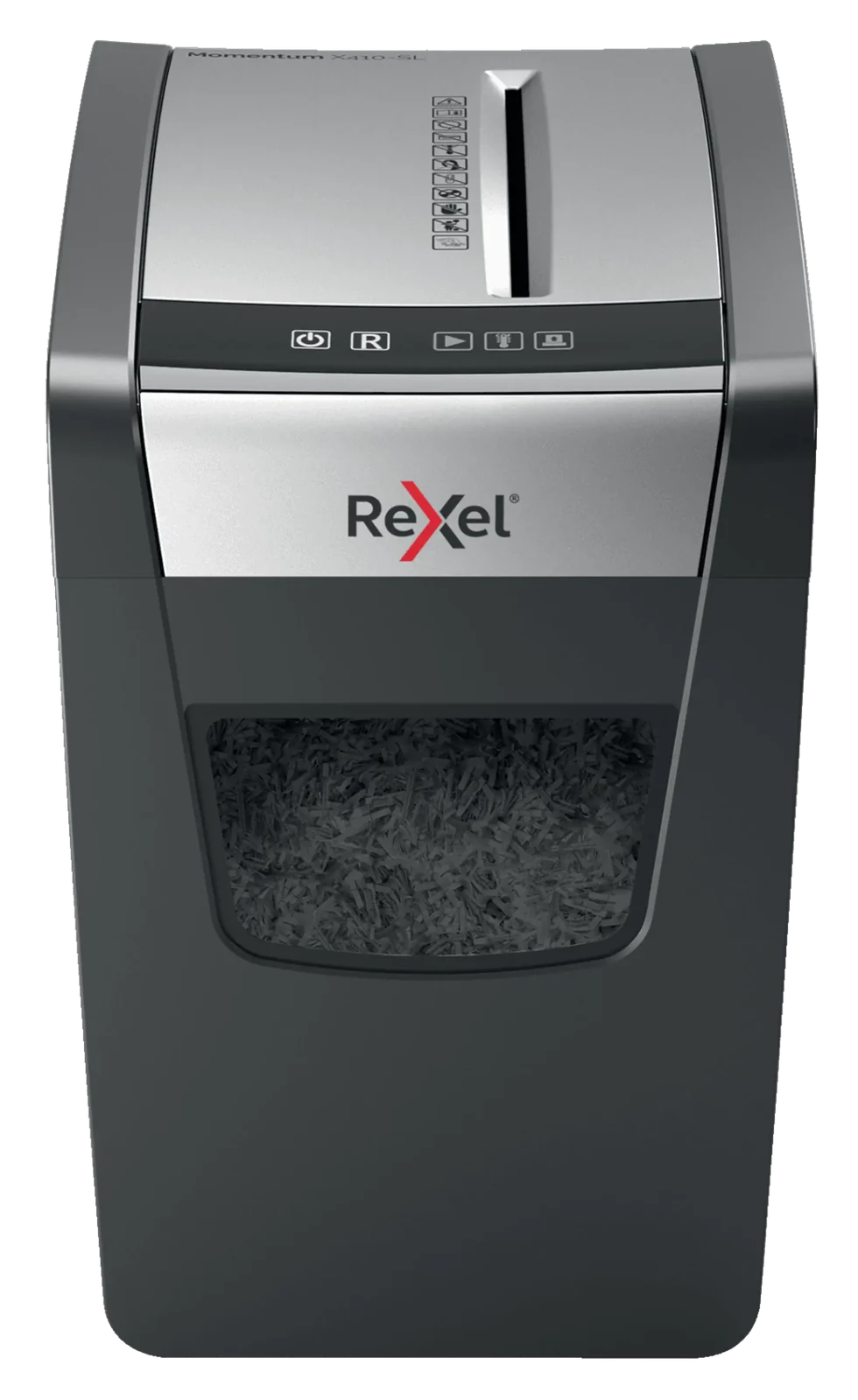 Уничтожитель бумаг Rexel Momentum X410-SL — внешний вид корпуса